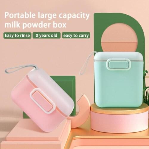 400/800ml Travel Portable Baby Milk Powder Storage Box Leakproof Case Dispenser Infant Newborn Food Storage Box Container