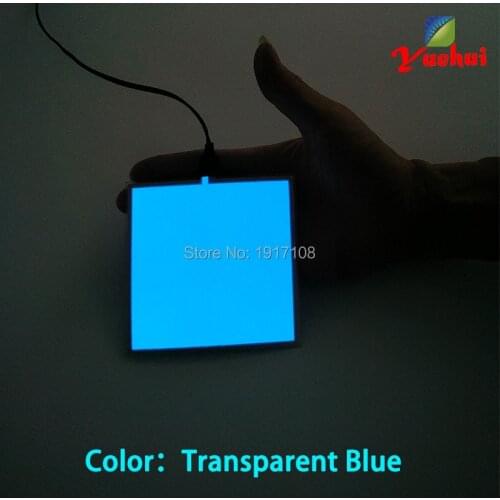 Fashion Luminous Product 10x10cm El Backlight, El Panel + 3v Controller + (Light Blue) For Car, Baby Room Decoration
