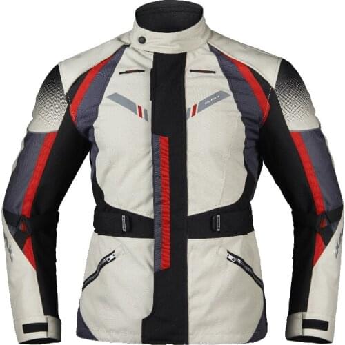 DUHAN Waterproof Mens Motorcycle Jacket Warm Reflective Motocross Clothing Warm Protector Motobike Jackets With Neck Brace