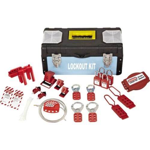 Lockey China Factory Cheap Safety Portable Groups Lockout Tagout Kits Devices