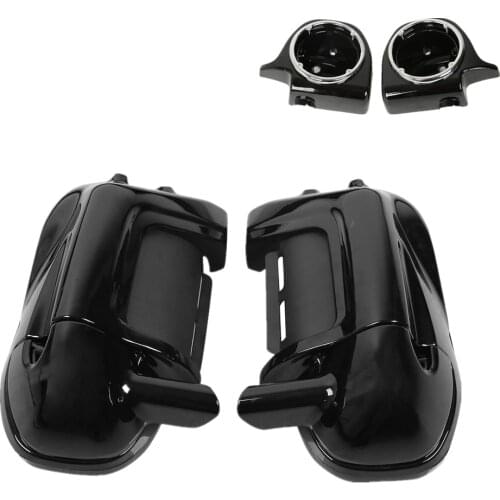 Motorcycle Lower Vented Leg Fairings W/ Speaker Box Pods For Harley Touring Road King Electra Glide 1983-2013 2012