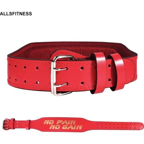 PU Leather Weightlifting Belt Barbell Powerlifting Squat Gym Belt Lumbar Protector Bodybuilding Muscle Train Weight Lifting Belt