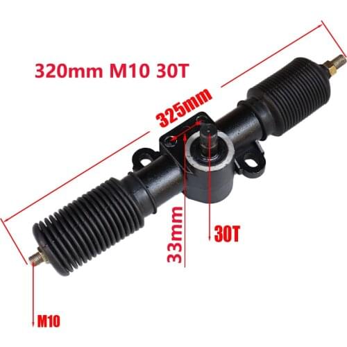 320mm Power Steering Gear Rack Pinion Assy Fit For DIY China Go Kart Buggy Karting ATV UTV