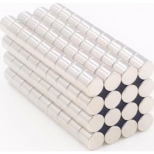 100pcs 4mmx3mm Super Cylinder Rare Earth Neodymium Magnets 4*3 Art Craft Connection