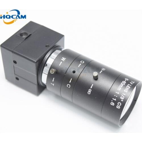 HQCAM 1080P 6-60mm Manual Varifocal Zoom Lens Mini USB Camera CMOS MI2010 video chamber Industrial inspection microscope equipme