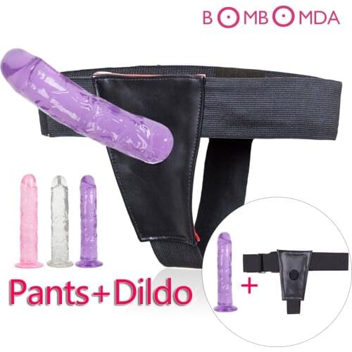 Female Dildo Panties Sex Toy for Women Strap On Big Dildo Panty With Suction Cup Strapon Harness for Vagina/Anal Plug Sex Shop