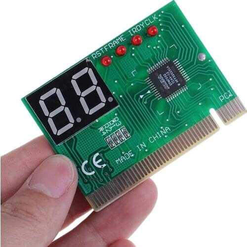 1PC Motherboard Tester Computer Analysis Networking Tools 2 Digit PCI Post Card LCD Display PC Analyzer Diagnostic Card