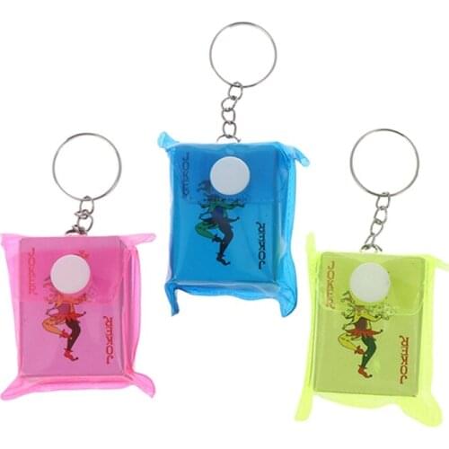 1pc Portable Mini Playing Cards Poker Keychain Small Board Game Key Chain 4×3cm