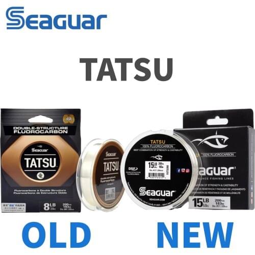 21 HOT SEAGUAR TATSU Double-Structure FLUOROCARBON Estructura Doble 6LB-15LB Leader Line Pesca Pēche Fishing Line