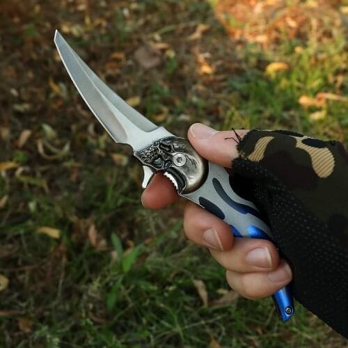 RMI Special-Shaped Folding Little Knife With Aluminum Handle, 5CR15MOV High-Hardness Blade, Can Favorites Practical EDC Tools