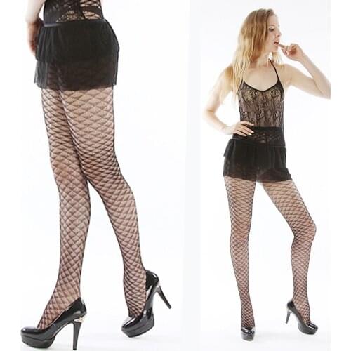 Promotional Solid Colors Sexy Lady Women Fashion Lace Fishnet Fish Scales Hollow Soft Tights Elastic Pantyhose Stockings 0523