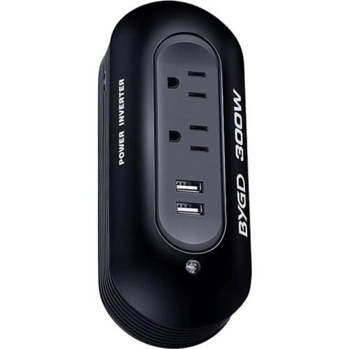 300W 12V Dual USB Port Car Inverter Household Voltage Converter Portable Car Transformer Convert 12V to 220V