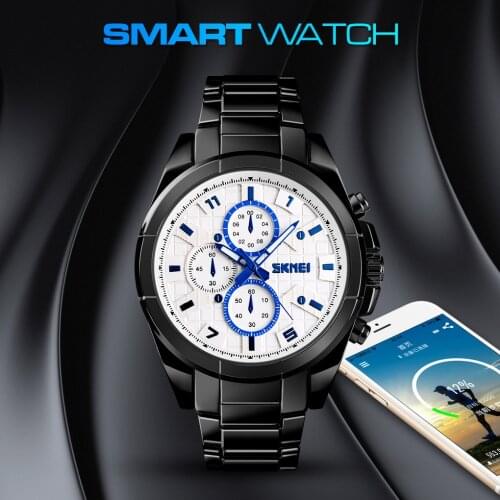 Smart Bluetooth Men Watch Fashion Casual Calorie Mileage Watches Mens Quartz 24 Hours Date Clock Alloy Waterproof Sports Watch