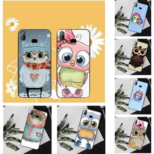 PENGHUWAN colorful owls DIY Painted Bling Phone Case For Samsung A10 A20 A30 A40 A50 A70 A71 A51 A6 A8 2018
