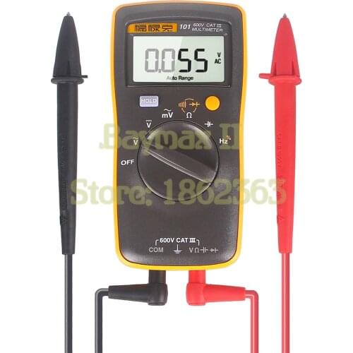 Fluke101 Auto Range Digital Multimeter for AC/DC Voltage,Resistance,Capacitance and Frequency Measurement
