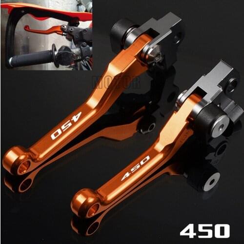 For 450EXC/450EXC-R/450EXC-F/450SMR CNC Motorcycle Dirt Bike Motocross Pivot Brake Clutch Levers 450 EXC/EXC-R/EXC-F/SM R F