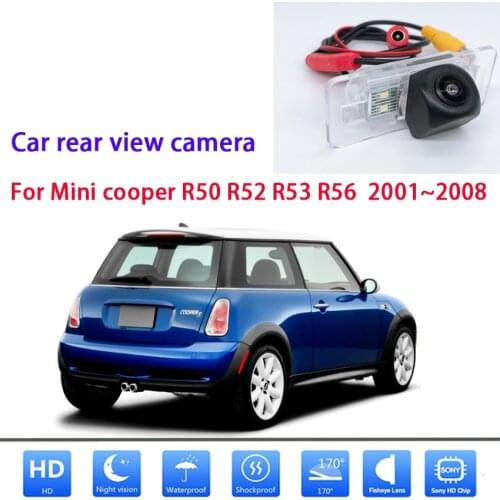 For Mini cooper R50 R52 R53 R56 20001~2008 wireless camera car rear view reversing camera night vision