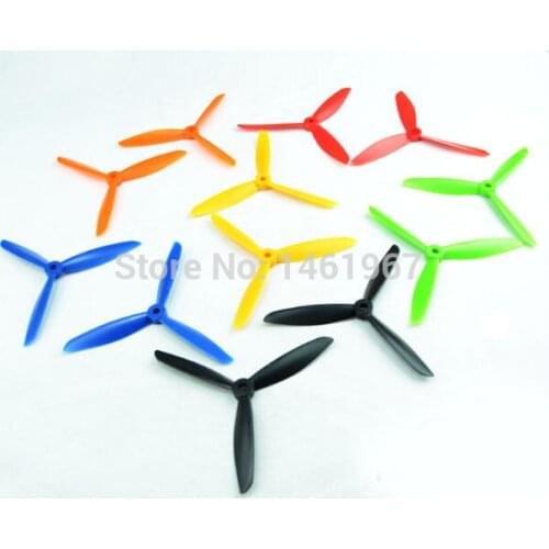 FCMODEL 6045 6X4.5X3 3 Leaf Blade Clover Propeller CW / CCW For RC Multirotor