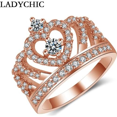 LADYCHIC Rings With Crystals