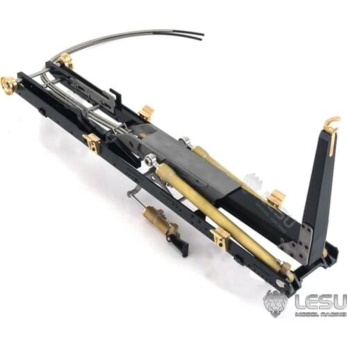LESU Metal Hydraulic Rod Lifting Mechanism 8*8 Dumper RC Truck Tipper 1/14 DIY Tamiya Dumper Car Model TH01999