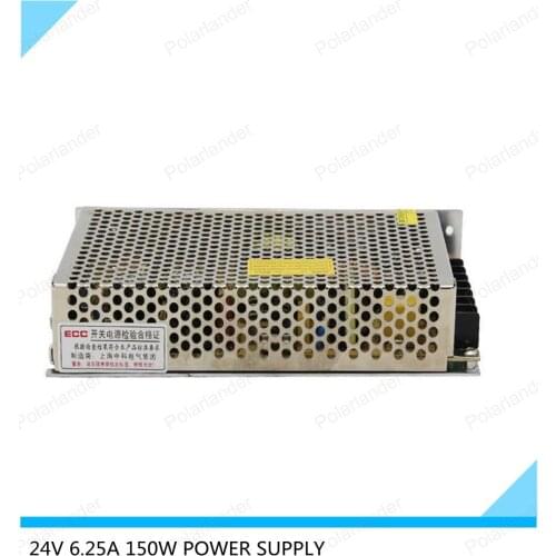 Best quality Switching Power Supply Driver 150W 24V 6.25A for LED Strip AC 100-240V Input to DC 24V free shipping