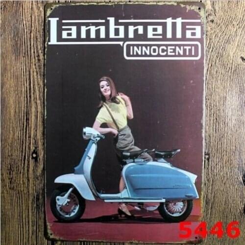 Metal Tin Sign Lambrella Decor Bar Pub Home Vintage Retro Poster Cafe Art 20x30CM