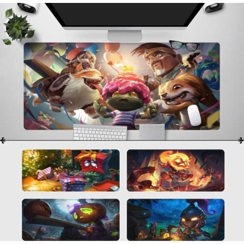 Fashion League of Legends Amumu Gaming Mouse Pad Gamer Keyboard Maus Pad Desk Mouse Mat Game Accessories For Overwatch