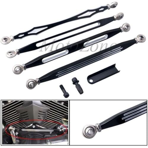 Motorcycles Aluminum CNC Cut Gear Shift Linkage Lever Compatibility For Harley Softail Dyna Touring Electra Road King