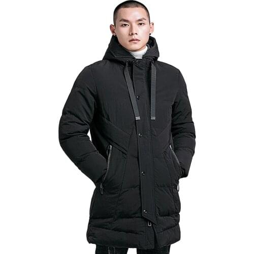 New Winter Casual Long Style Hooded Epaulet Cotton Padded Jackets Men Thicken Hat Windproof Fashion Men Parka Pockets Coats