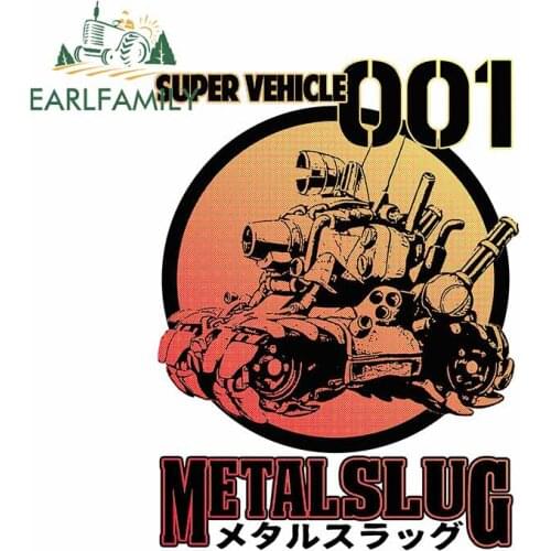 EARLFAMILY 13cm x 12.9cm for Metal Slug Arcade Fine Decal Body for Car DIY Custom Printing Bumper Window Decoration Car Stickers