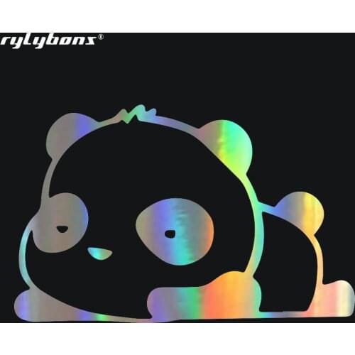 Rylybons Special Offer Car-styling Stickers Panda Car Stickers Car Decoration Stickers Car Decals and Stickers 15*9.6cm