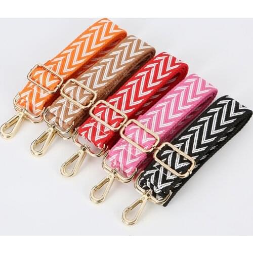 New Nylon Bag Strap Women Shoulder Crossbody Bag Belt Colorful Wide Strap Bag Part Accessories Female Messenger Bag Strap Handle