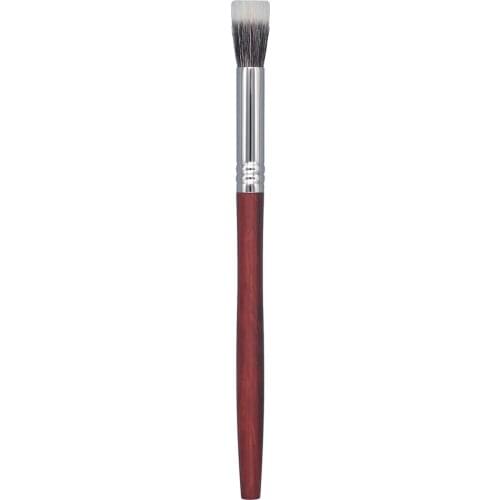 N73 Professional Handmade Makeup Brush Soft Saibikoho Goat Hair Multi-task Stippling Brush Red Sandalwood Handle Make Up Brushes