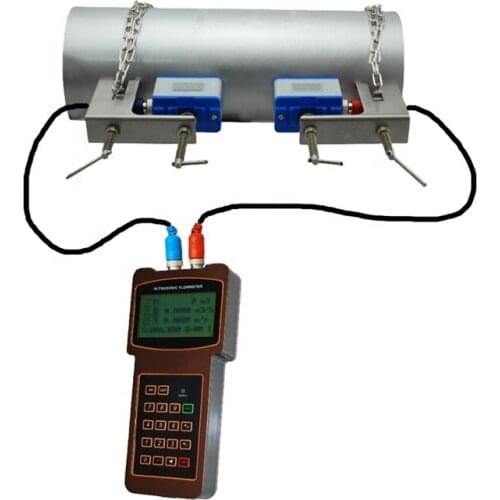 Handheld type ultrasonic flow meter pure water measure