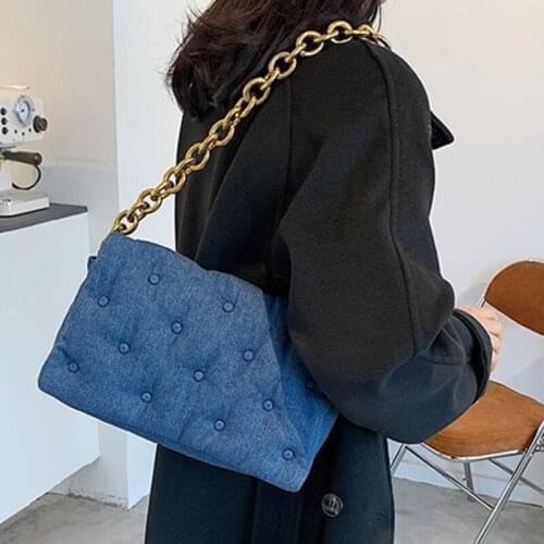 Chain Crossbody Bags For Women Pu Leather Light Luxury Handbag Designer Sling Ladies Hand Shoulder Messenger Bag