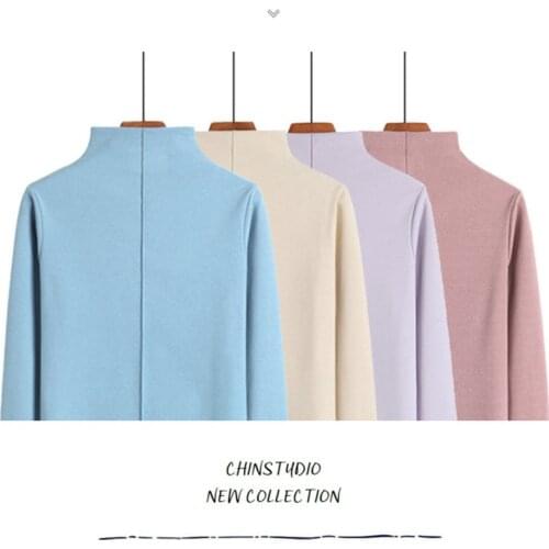 High-neck thermal underwear autumn and winter ladies double-sided elastic heating waist seamless body shaping suit