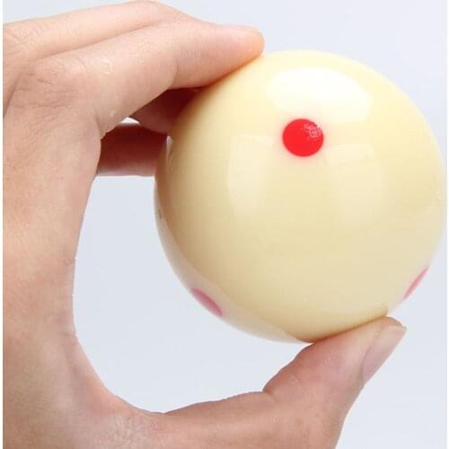 Billiards Practice Training Cue Ball With 6 Red Spots High Hardness International Standard Roundness Balls
