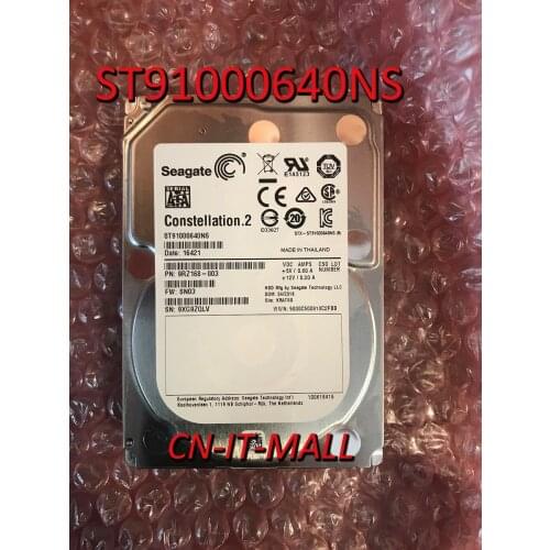 Seagate Constellation.2 ST91000640NS 1TB 7200 RPM 64MB Cache SATA 6.0Gb/s 2.5" Enterprise-class Internal Hard Drive