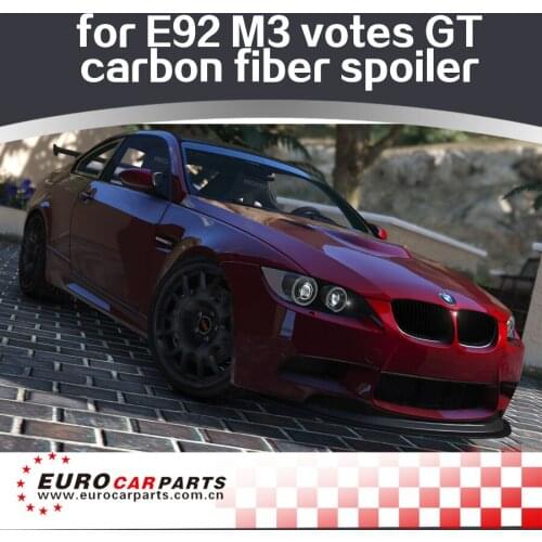 M3 rear wing fit for E92 M3 12-15year GT carbon fiber trunk spoiler for E92 M3 votes GT style