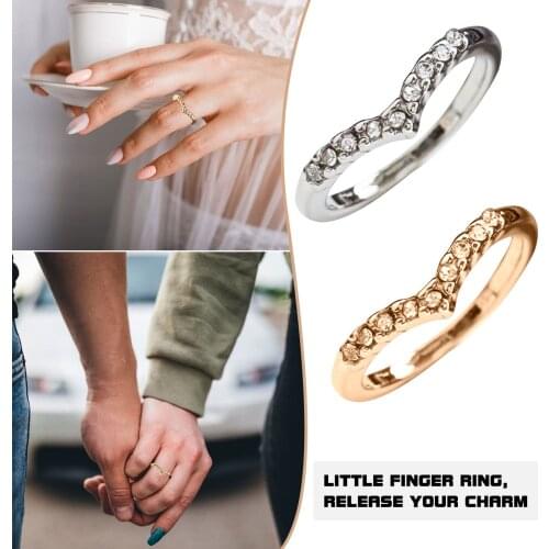Women Rings Small Love Lady Diamonds Diamonds Fashion Simple Ladies Party Engagement Wedding Jewelry бижутерия для женщин 04