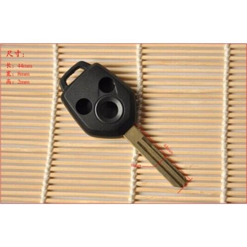 10PCS/lot for Subaru Remote Key Shell Case 3 Button With NSN14 Uncut Blade