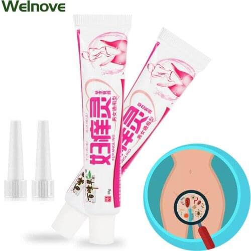 18g Private Parts Antipruritic Antibacterial Cream Herbal Ointment For Itching Remove Odor Skin Care Plaster For Women Men