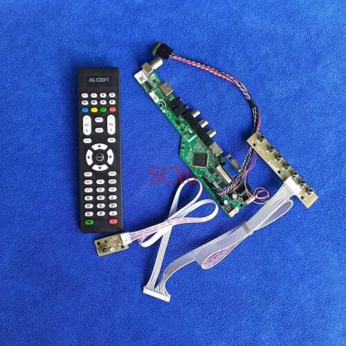 1920*1080 Kit Monitor controller drive board AV VGA USB HDMI-compatible LCD LED Signal analog 40-Pin LVDS Fit LP156WF4/LP156WFC