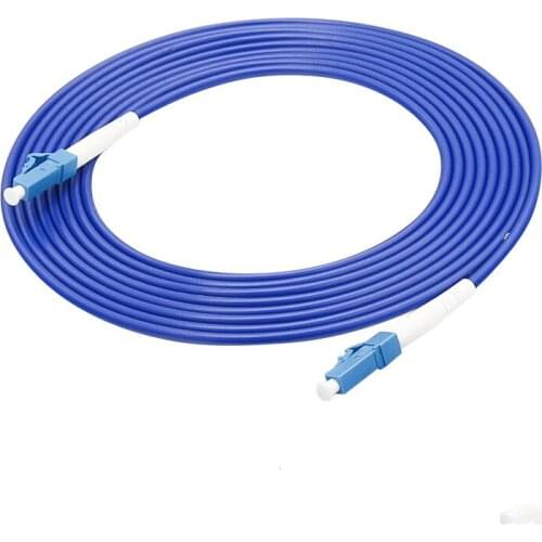 5PCS/lot Single Mode Duplex Armoured LC/UPC-LC/UPC SM Fiber Optic Patch Cord Jumper Optical Cable 3.0mm Fibra Optica FTTH