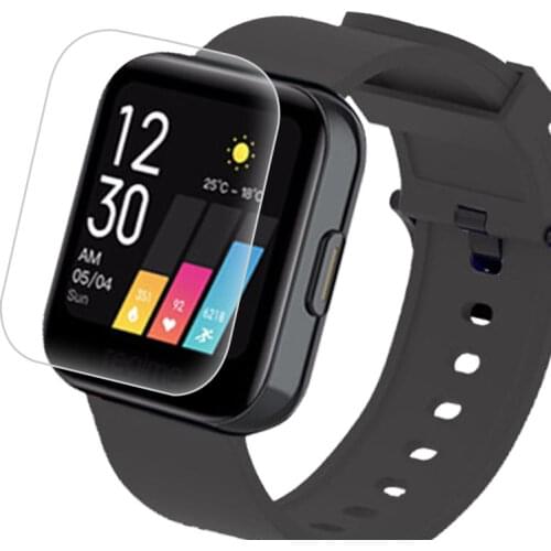 5pcs Soft TPU Clear Protective Film For realme Watch 1/2 Sport Smartwatch LCD Full Screen Protector Cover Protection Accessories