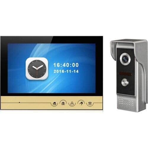 9 Inch Color TFT Monitor Water-proof Wired Video Door Phone