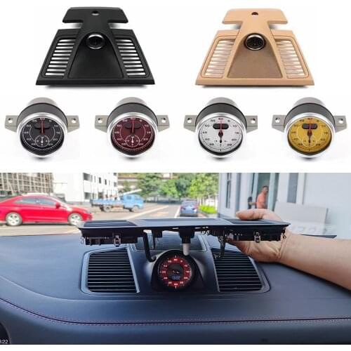 Car stopwatch for porsche Panamera 2010-2016 interior dashboard center clock compass time electric meter clock accessional