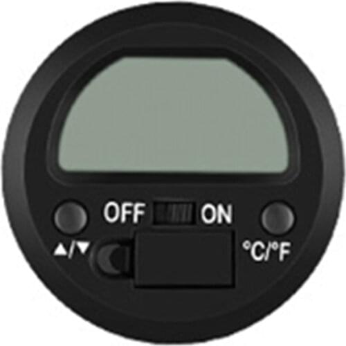 Digital Hygrometer, Small Round Cigar Humidor Humidity Gauge, is Also Suitable for Guitar Cases, Pet Incubators Box Retail