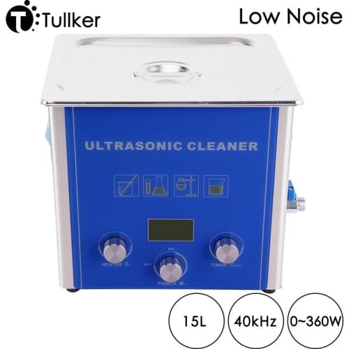 15L Digital Ultrasonic Cleaner 360W Power Adjustable PCB Lab Ultrasone Cleaning Medical Appliance Bicycle Fuel Injector Washing
