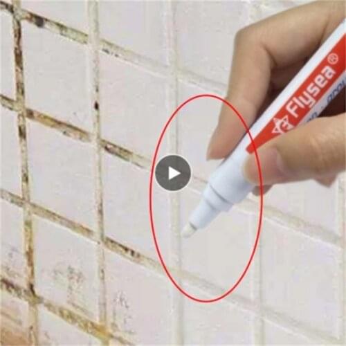 Color Pen White Tile Refill Grout Pen Tile Gap Repair Bathroom Porcelain Filling Waterproof Mouldproof Cleaner Agents Paint